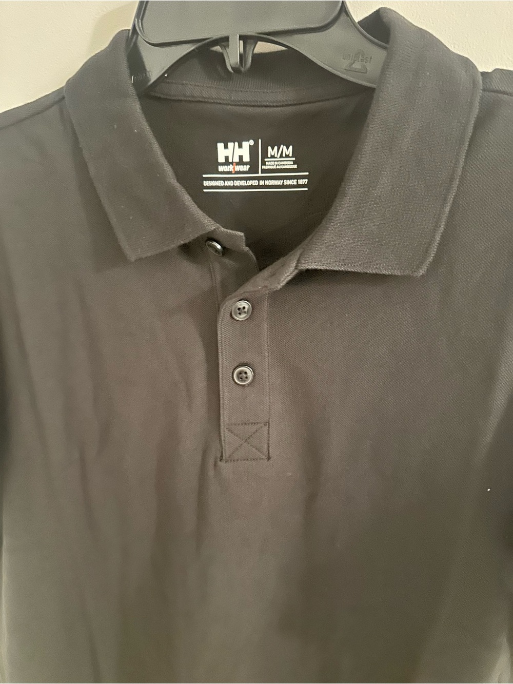 Helly Hansen Black Polo Shirt - MM